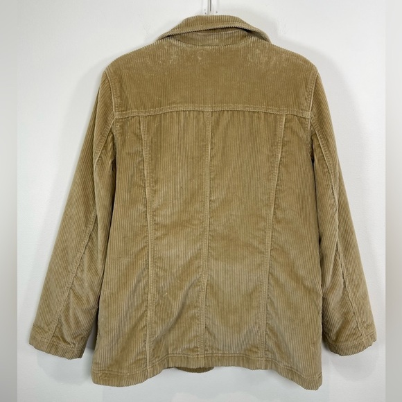Vintage LL Bean Corduroy Chore Coat Jacket Womens Size M‎ Barn Thinsulate Tan - Picture 10 of 10
